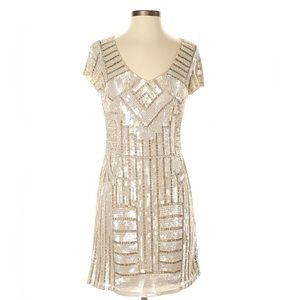 Adrianna Papell Sequin Dress
